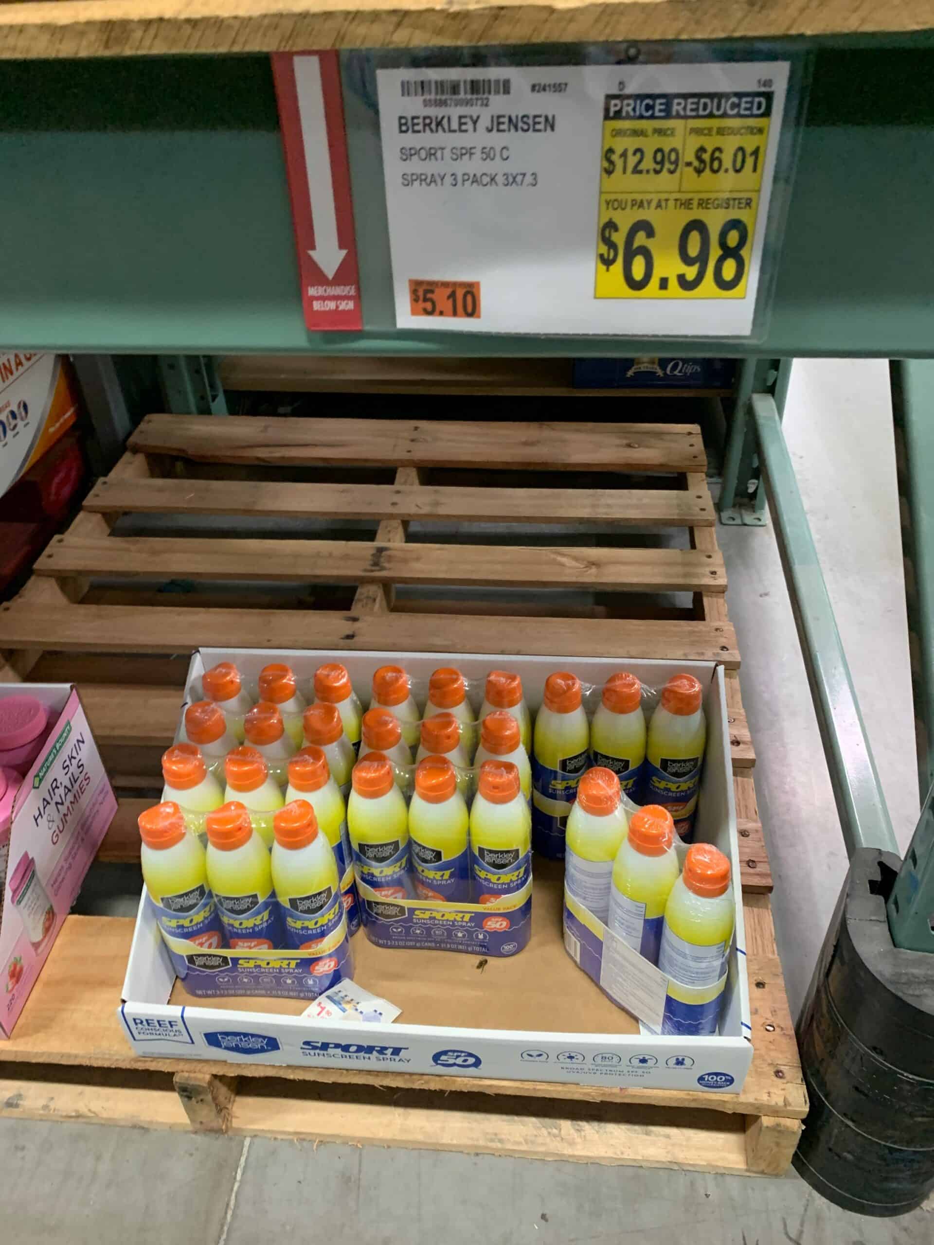 bjs sunscreen spray