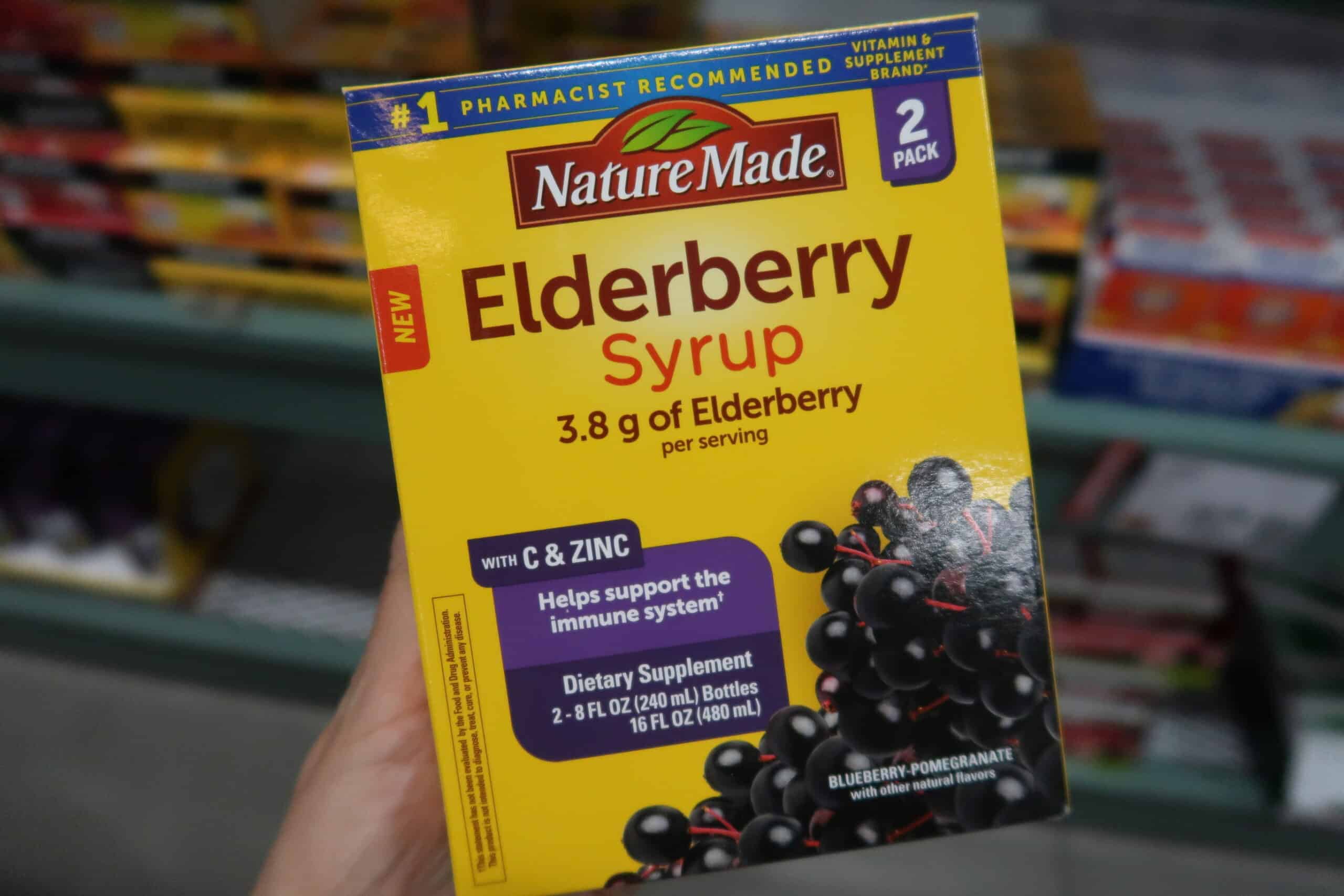 elderberry syrup at BJ's wholesale club