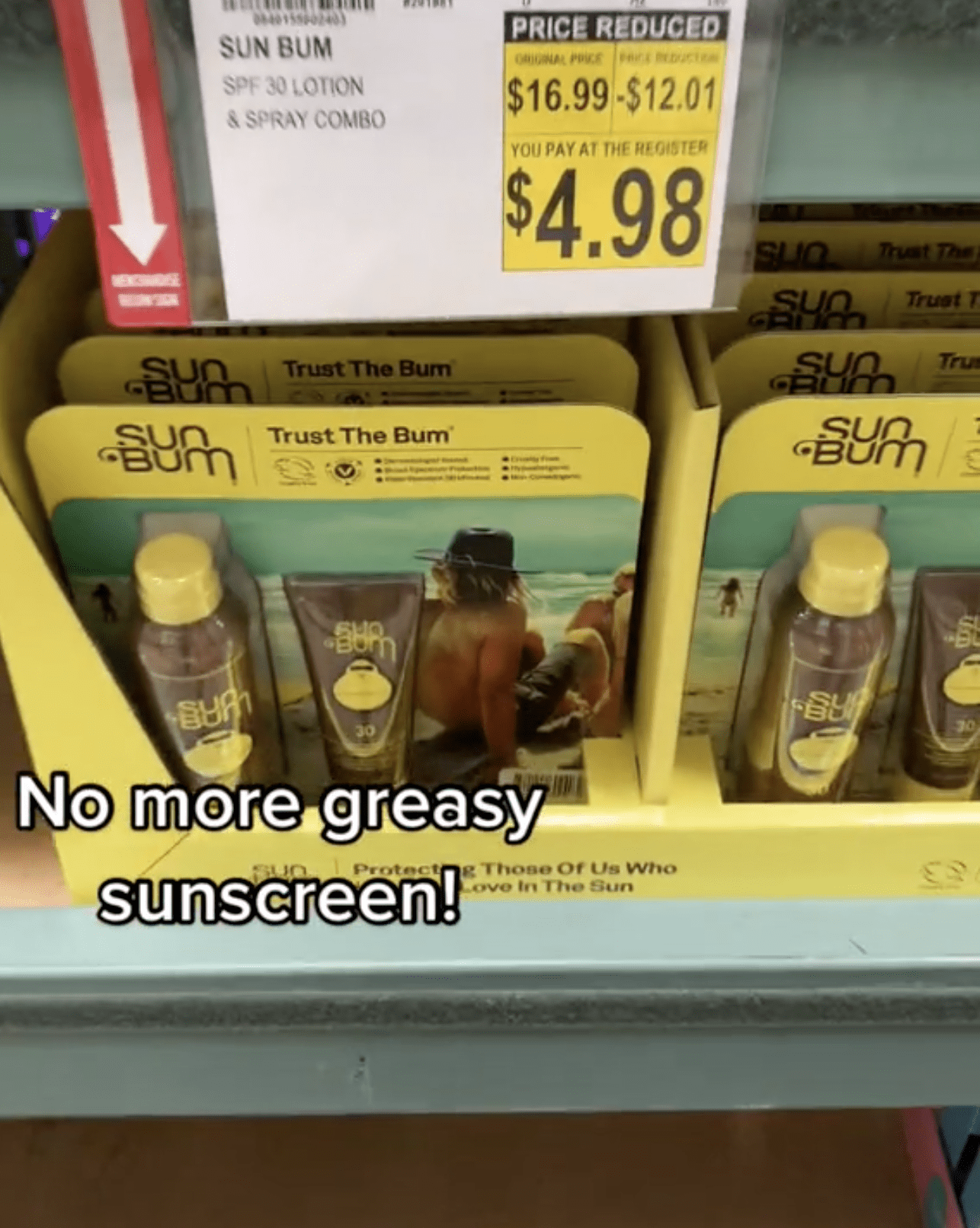 sun bum sunscreen at BJs