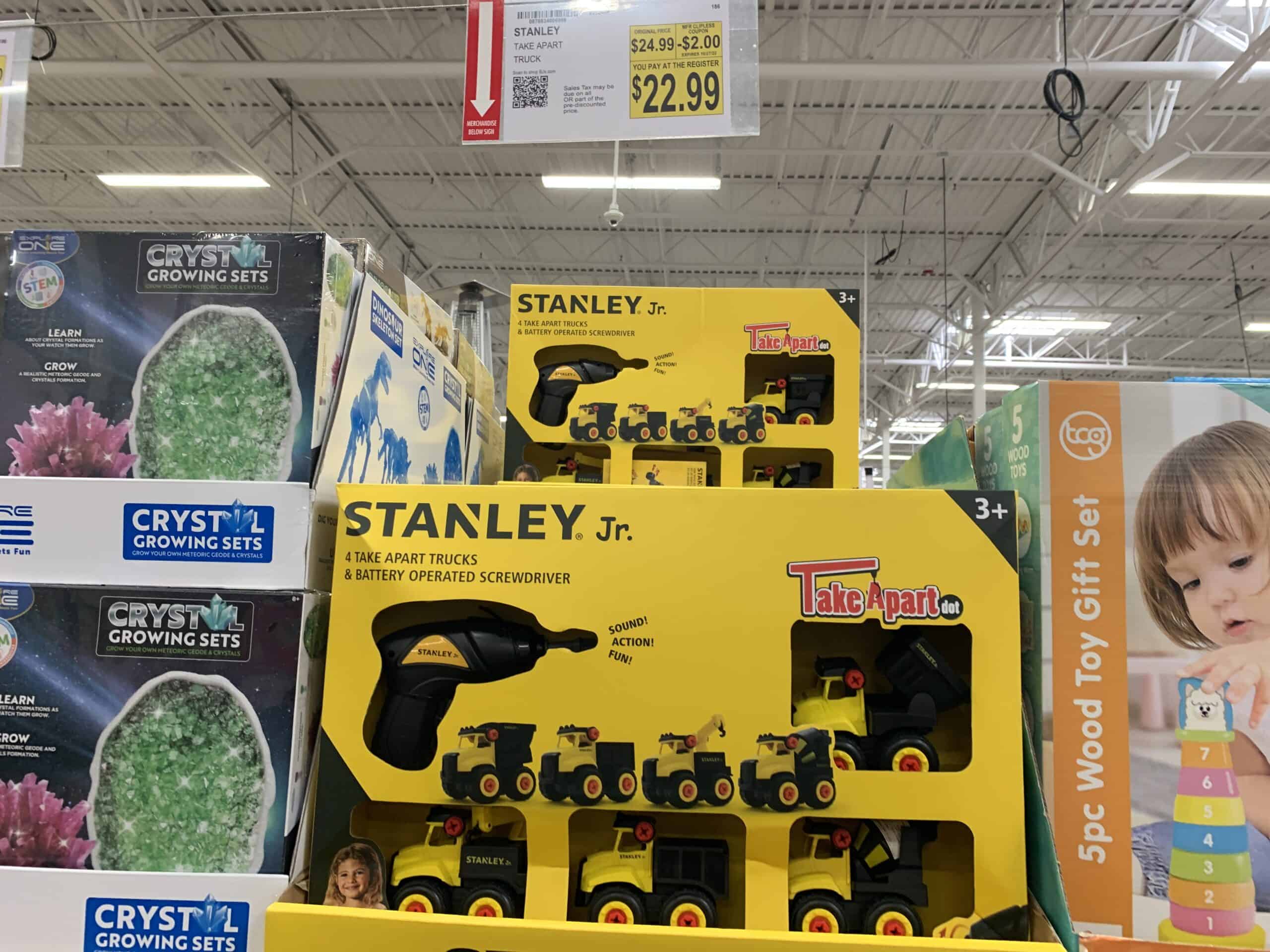 stanley jr take apart truck set