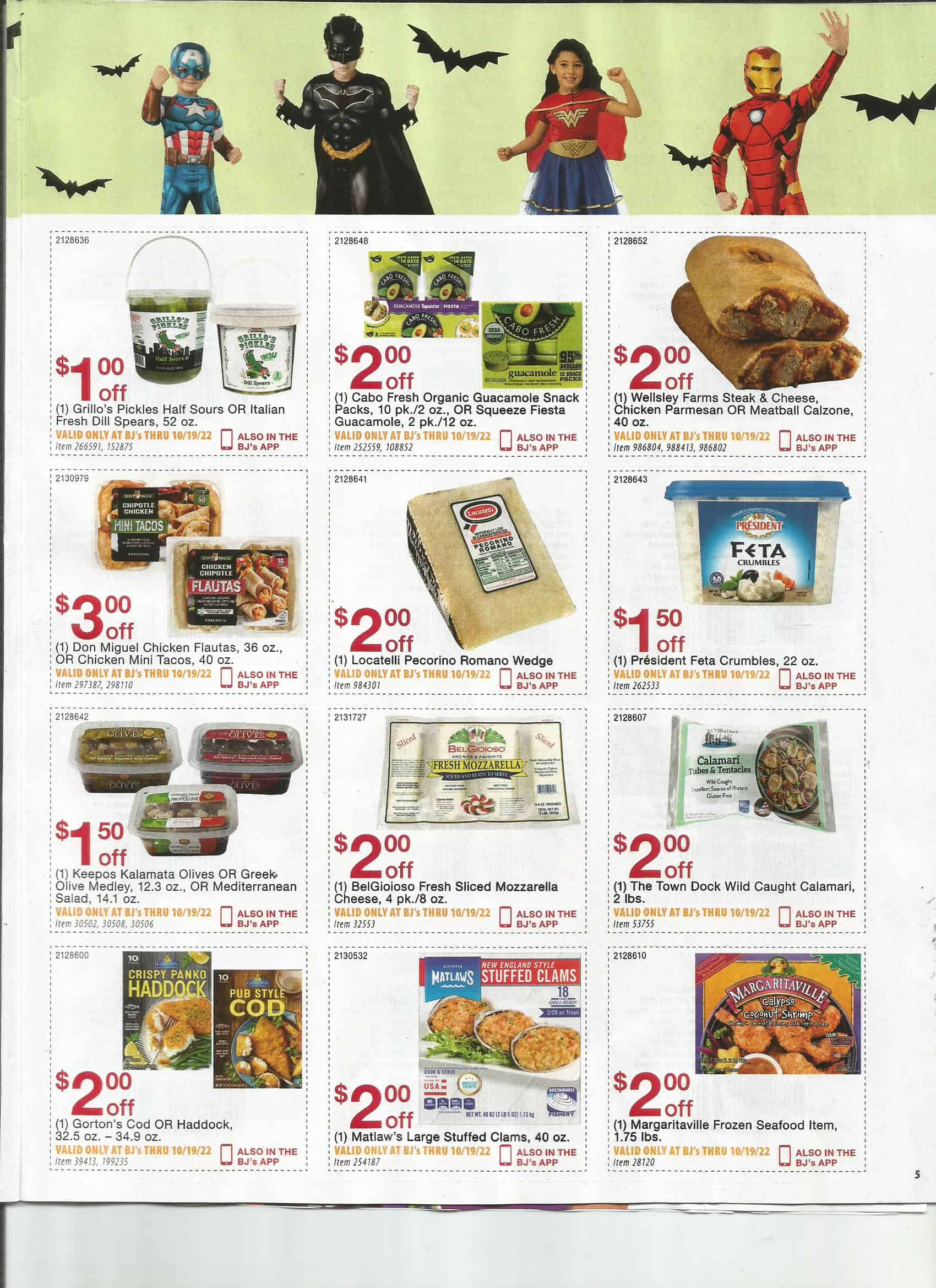 BJ’s In-Club Coupon Matchups Thru 10/19/22 | MyBJsWholesale