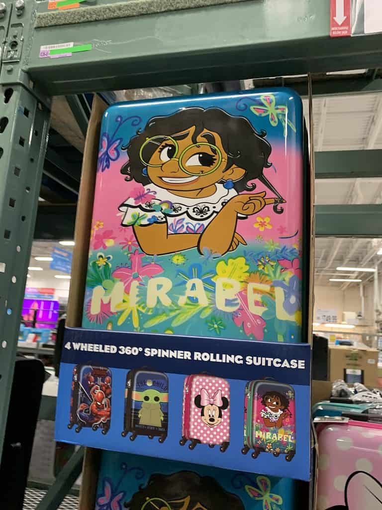 licensed character suit cases at BJs 