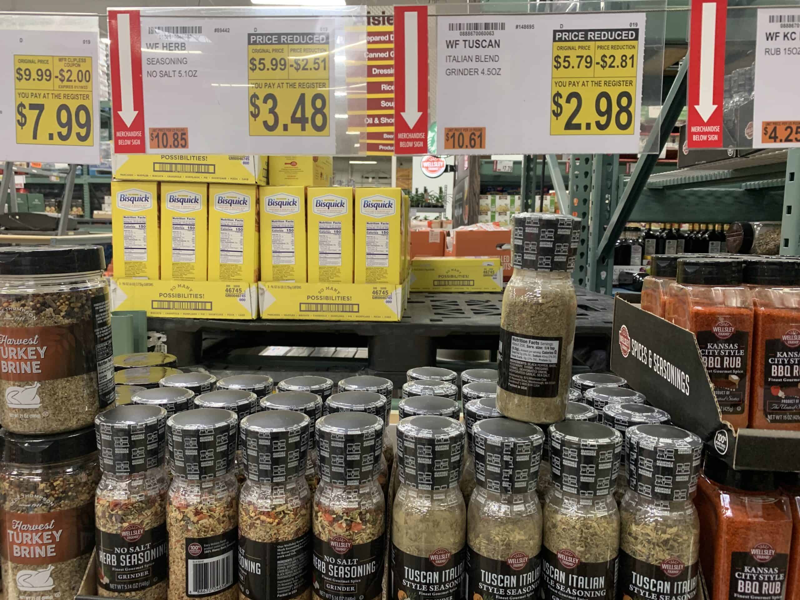 spices at BJ;'s