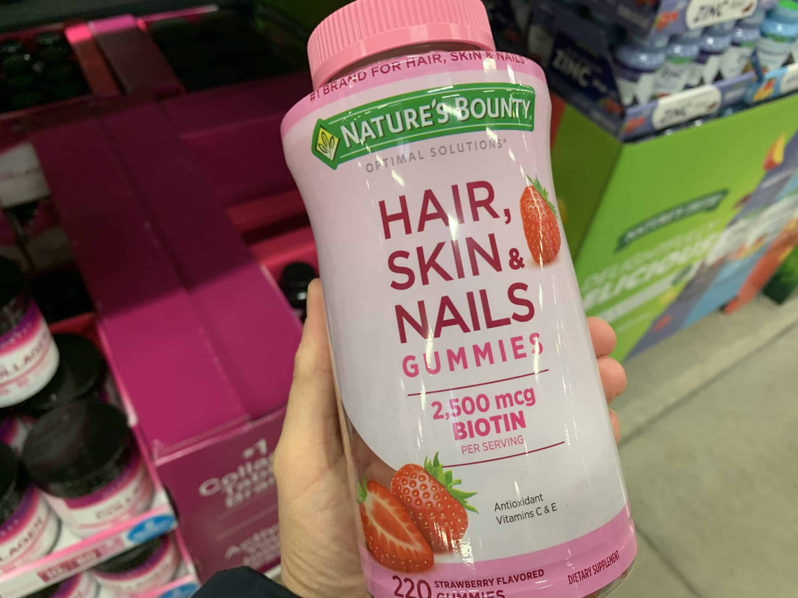 nature's bounty hair skin and nails at BJ's wholesale club
