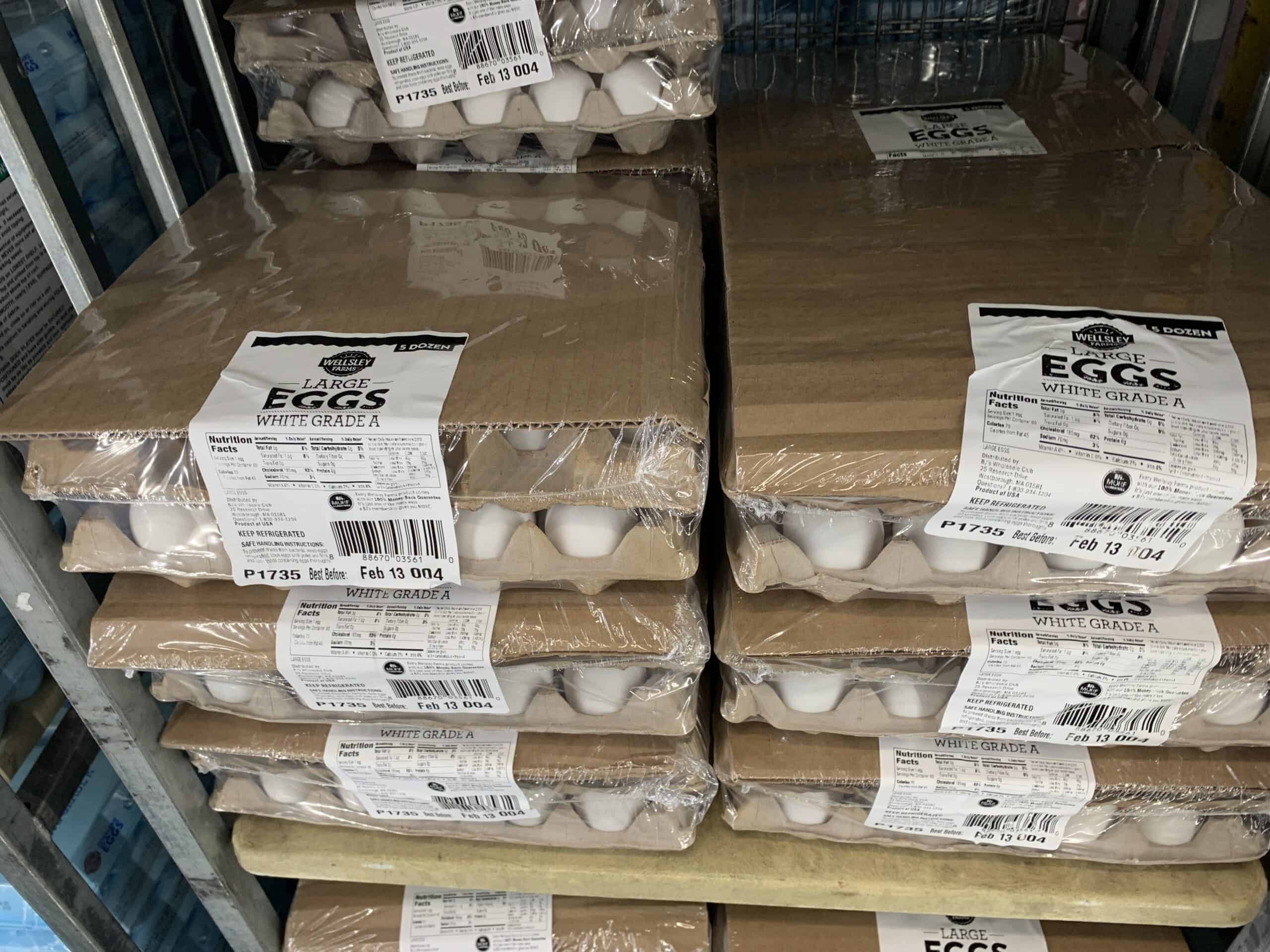 price of eggs on 2023
