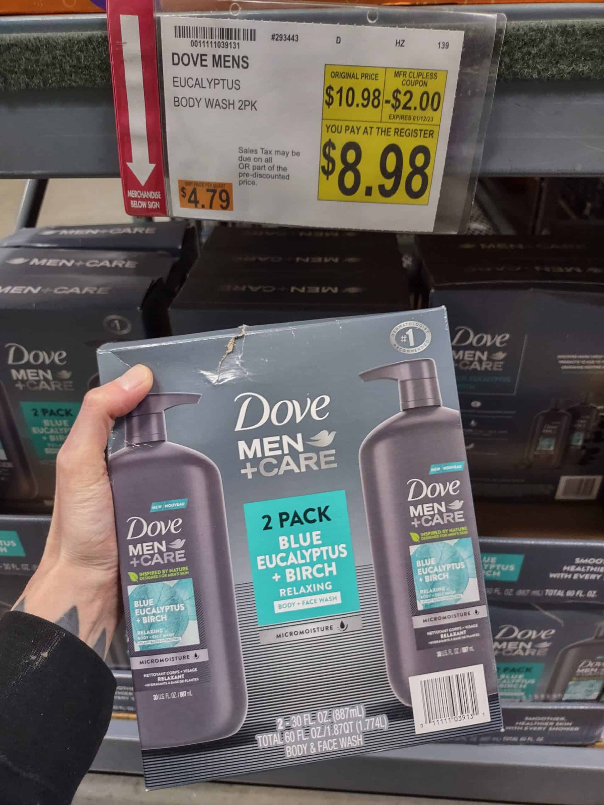 dove men care clearance at BJs