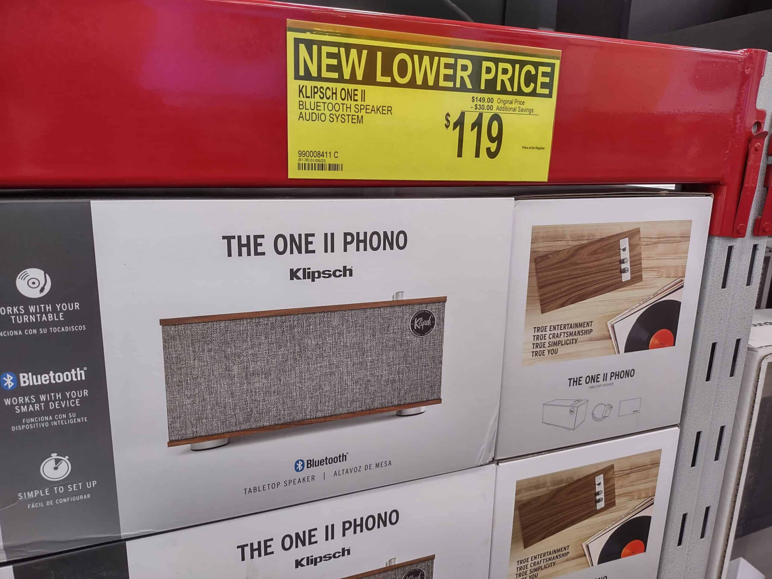 klipsch one II phono bluetooth speaker