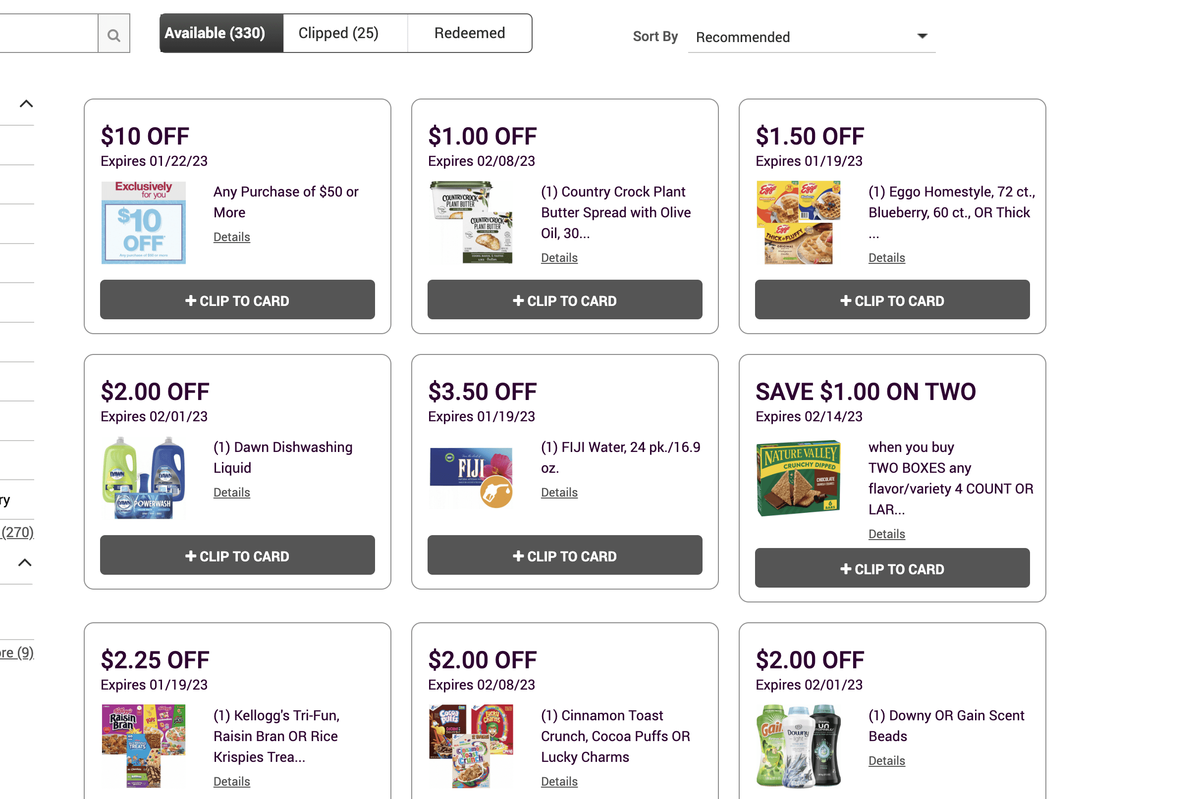 $10 off a $50 purchase at BJs