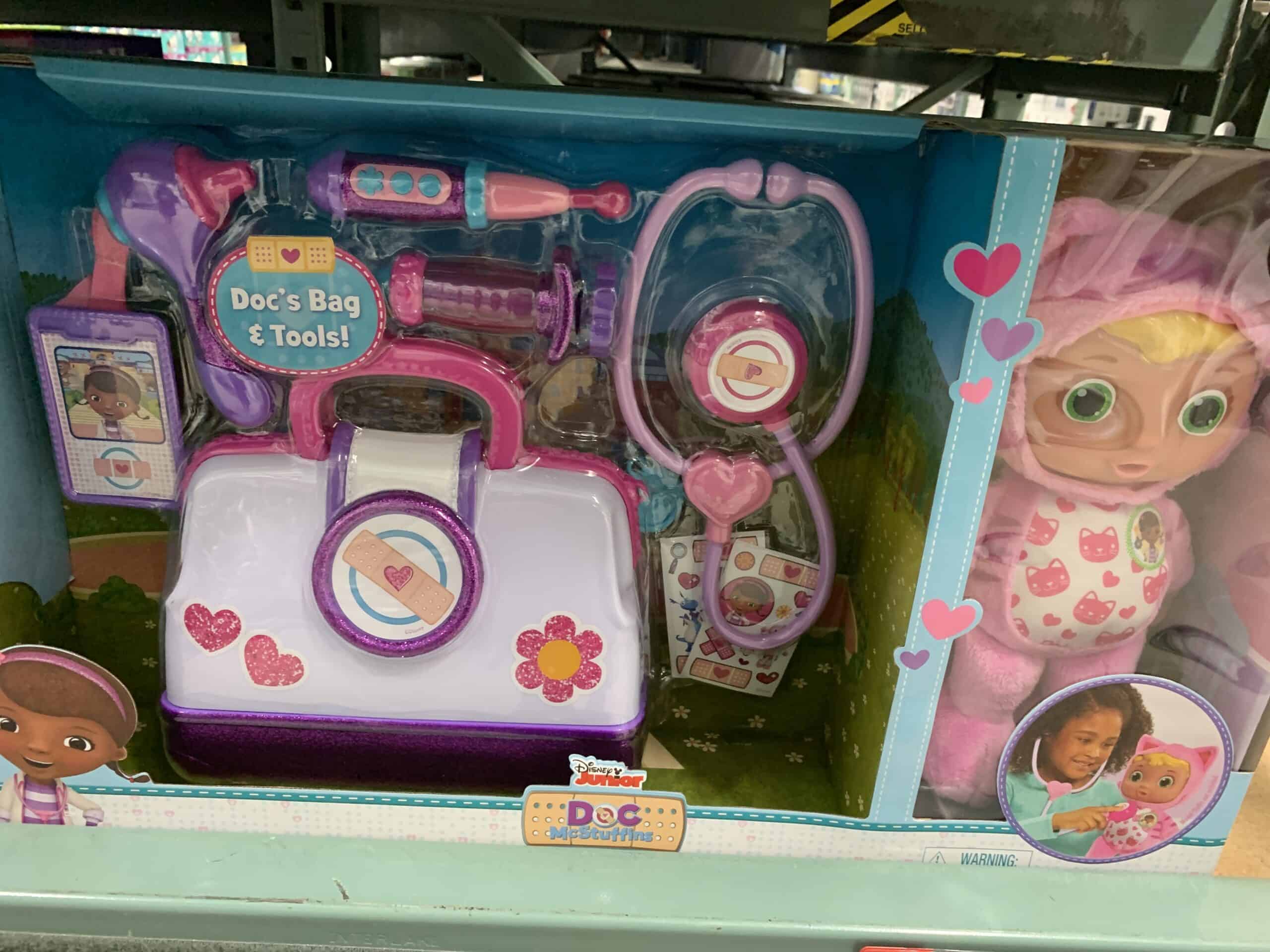 doc mcstuffins doll and bag