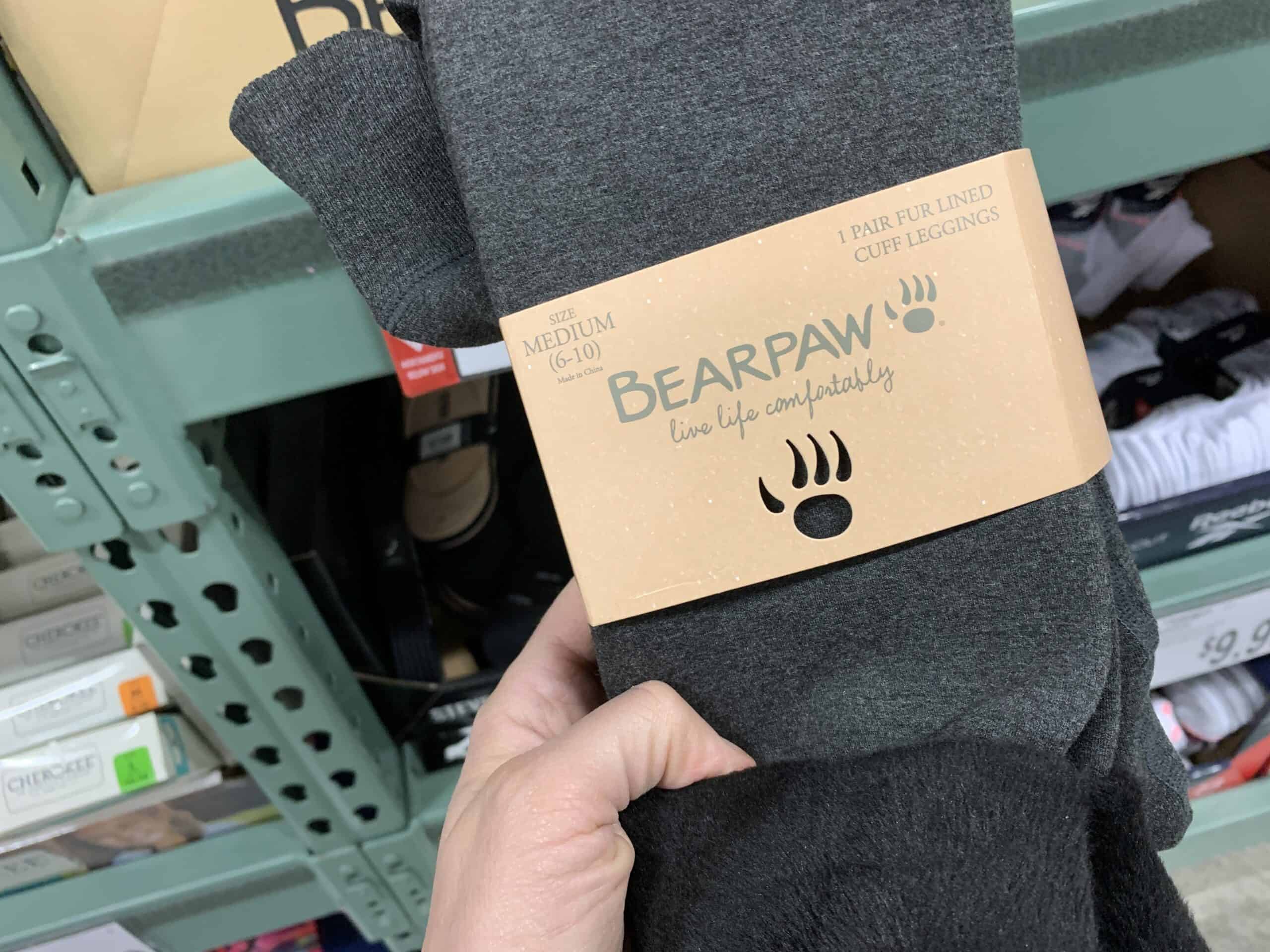 bearpaw fur lined leggings
