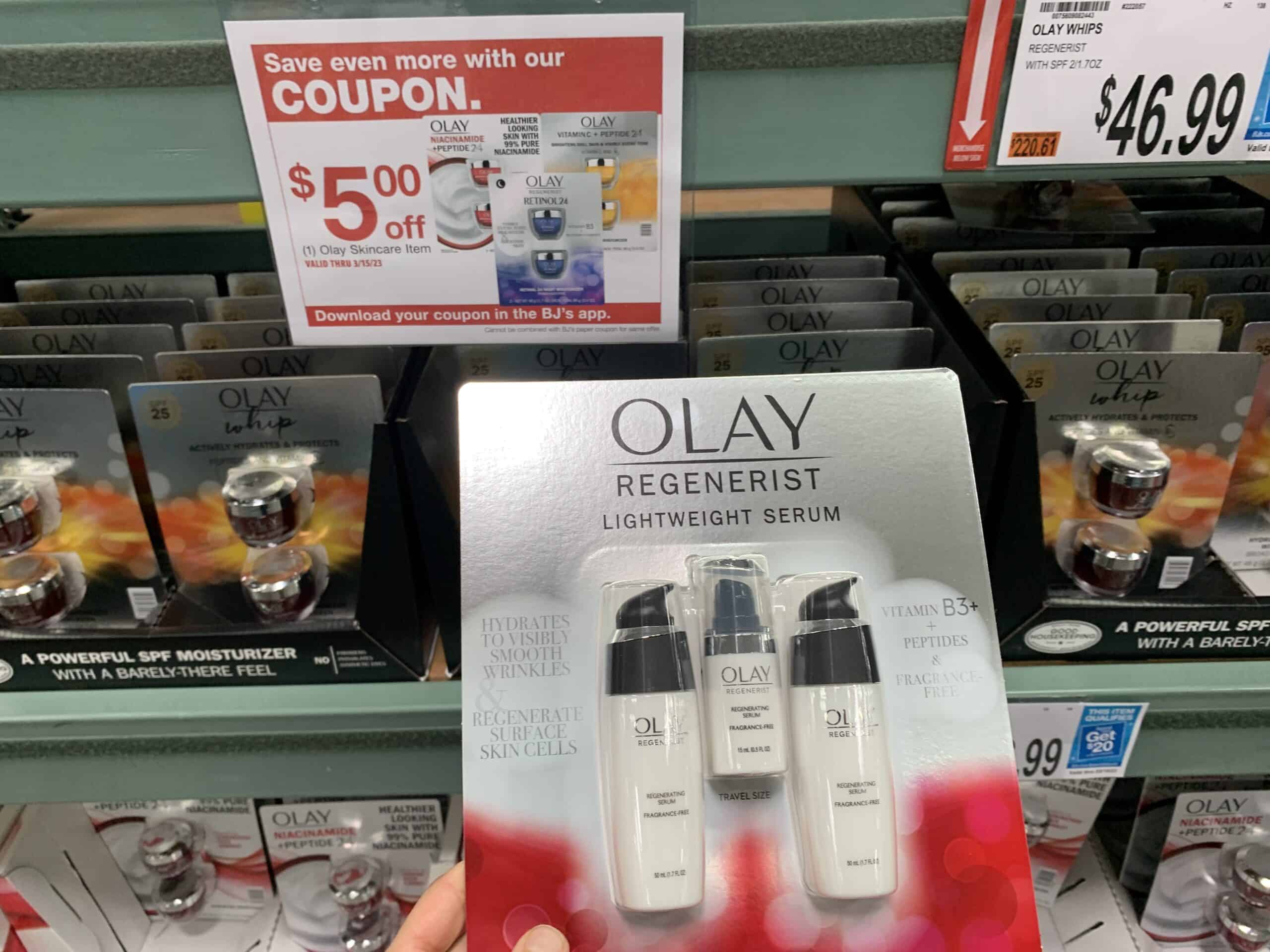 olay regenerist at BJs