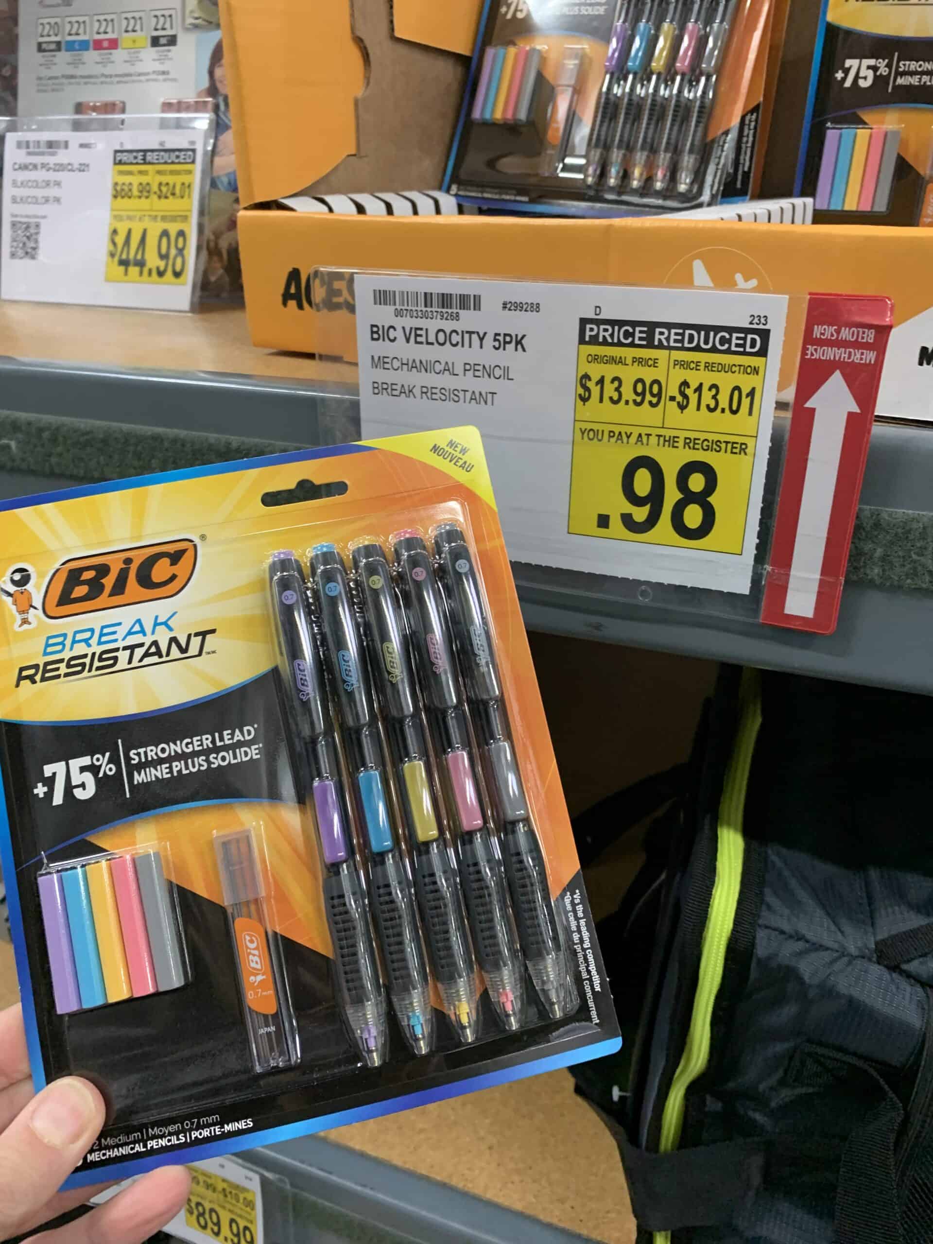 bic mechanical pencils clearance at BJs