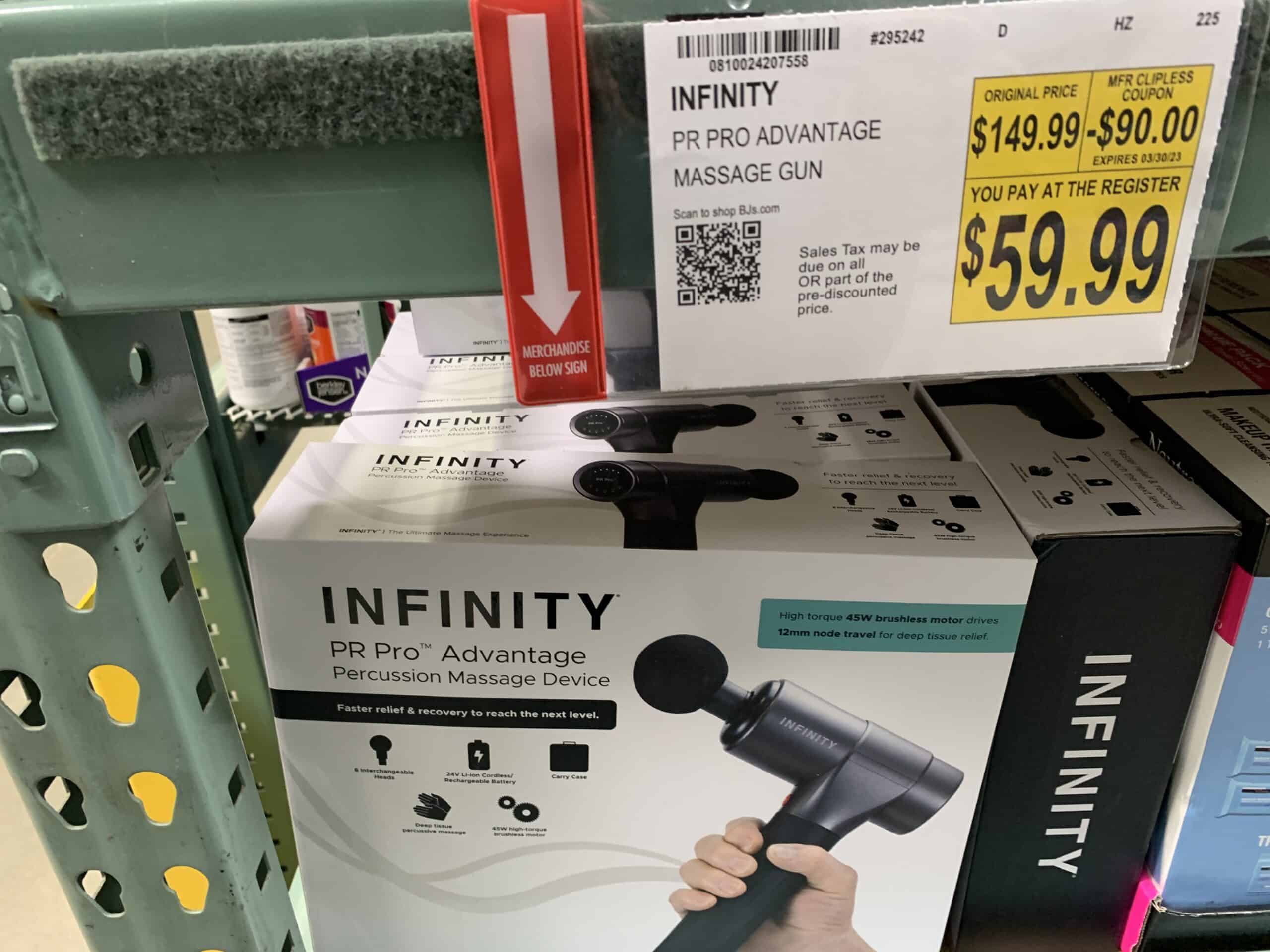 infinity pro massage gun