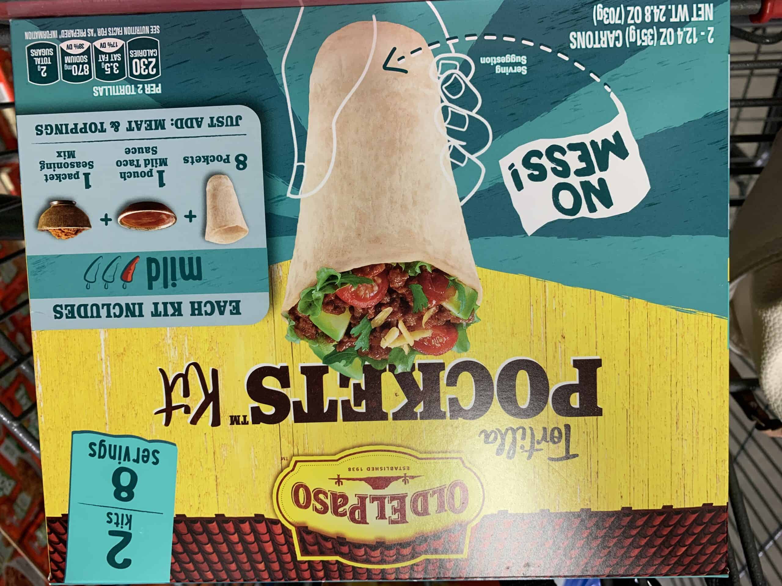 old el paso tortilla pockets