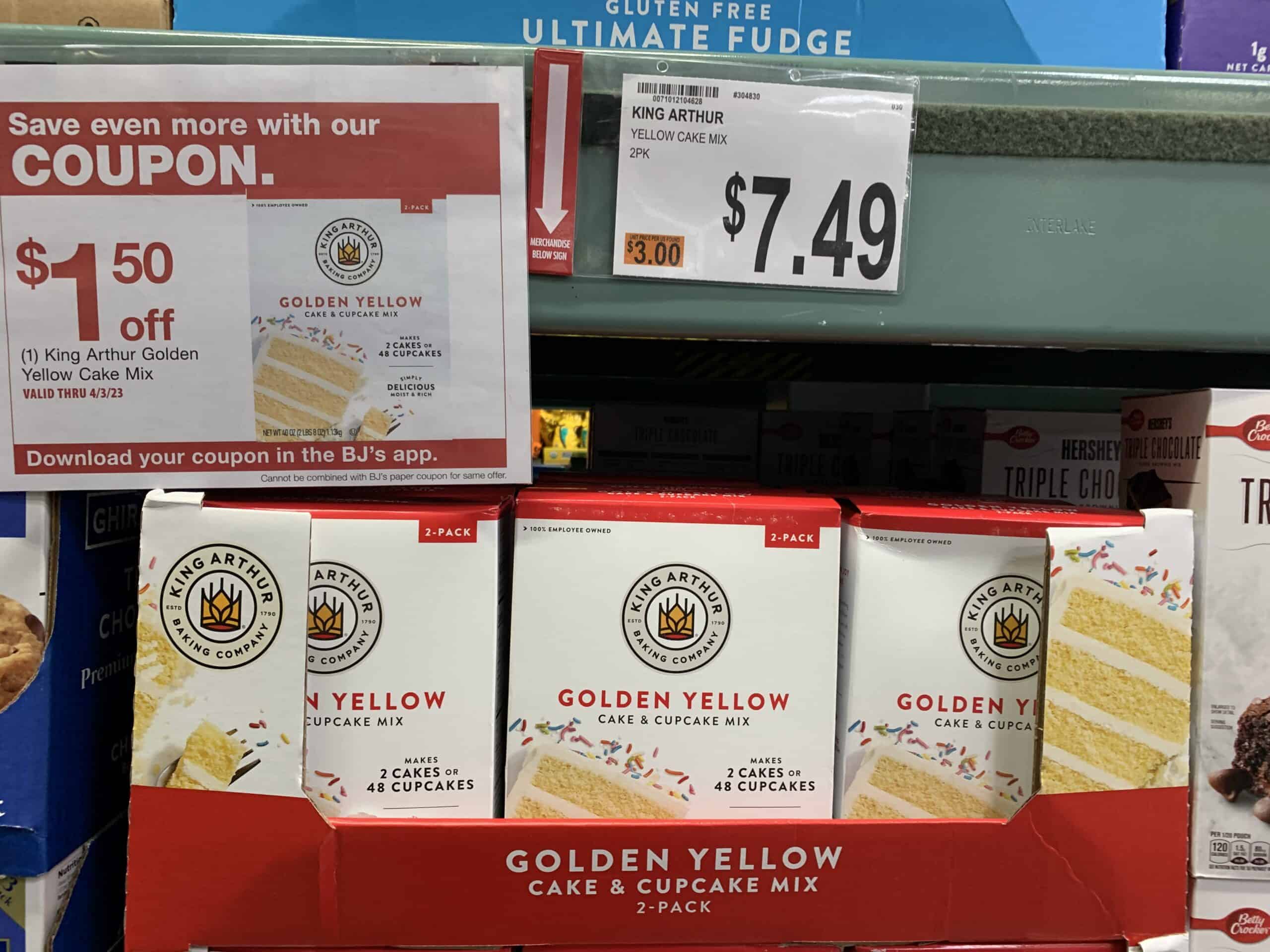 king arthur cake mix