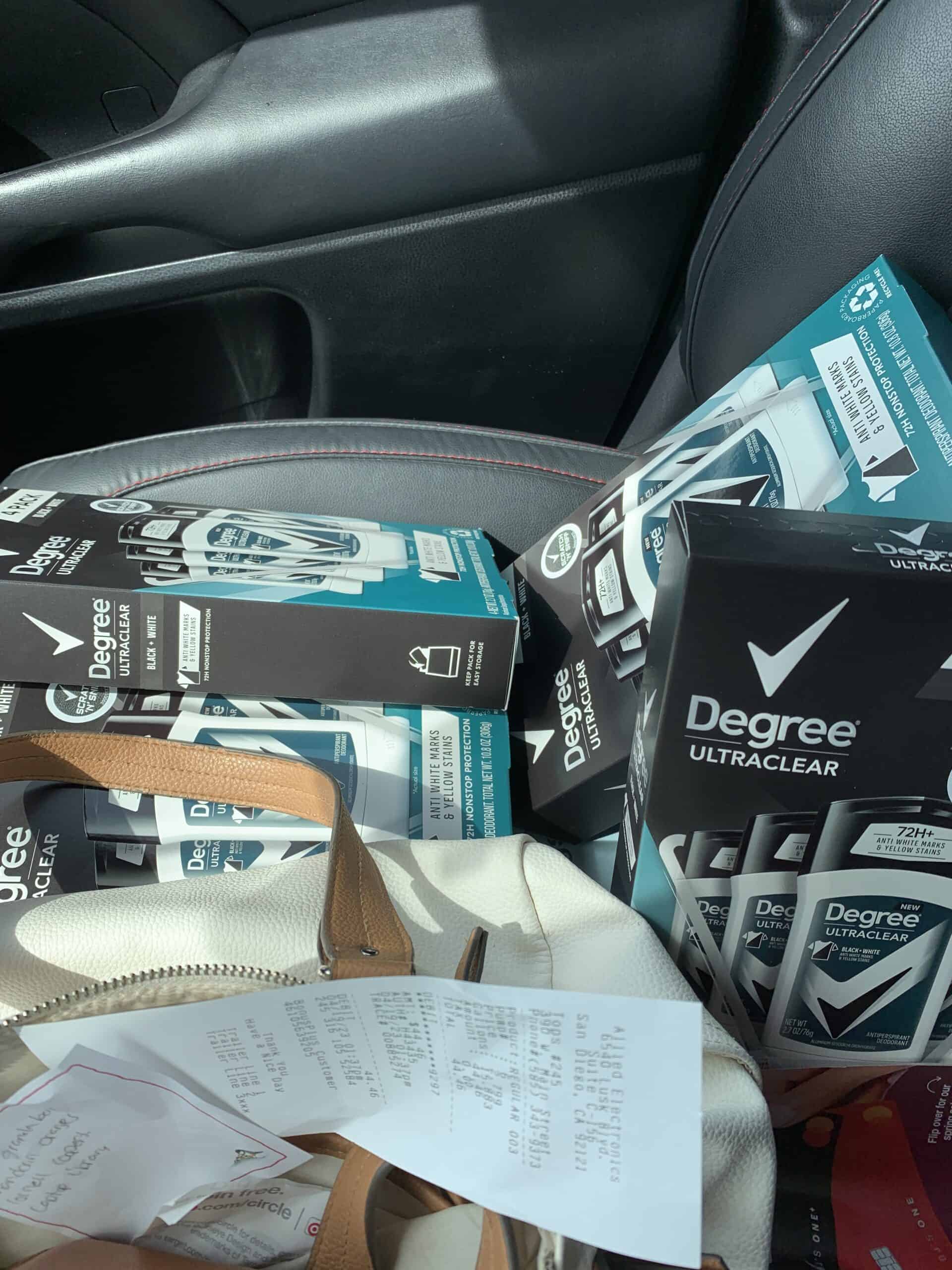 Degree men deodorant at BJ's Wholesale club.