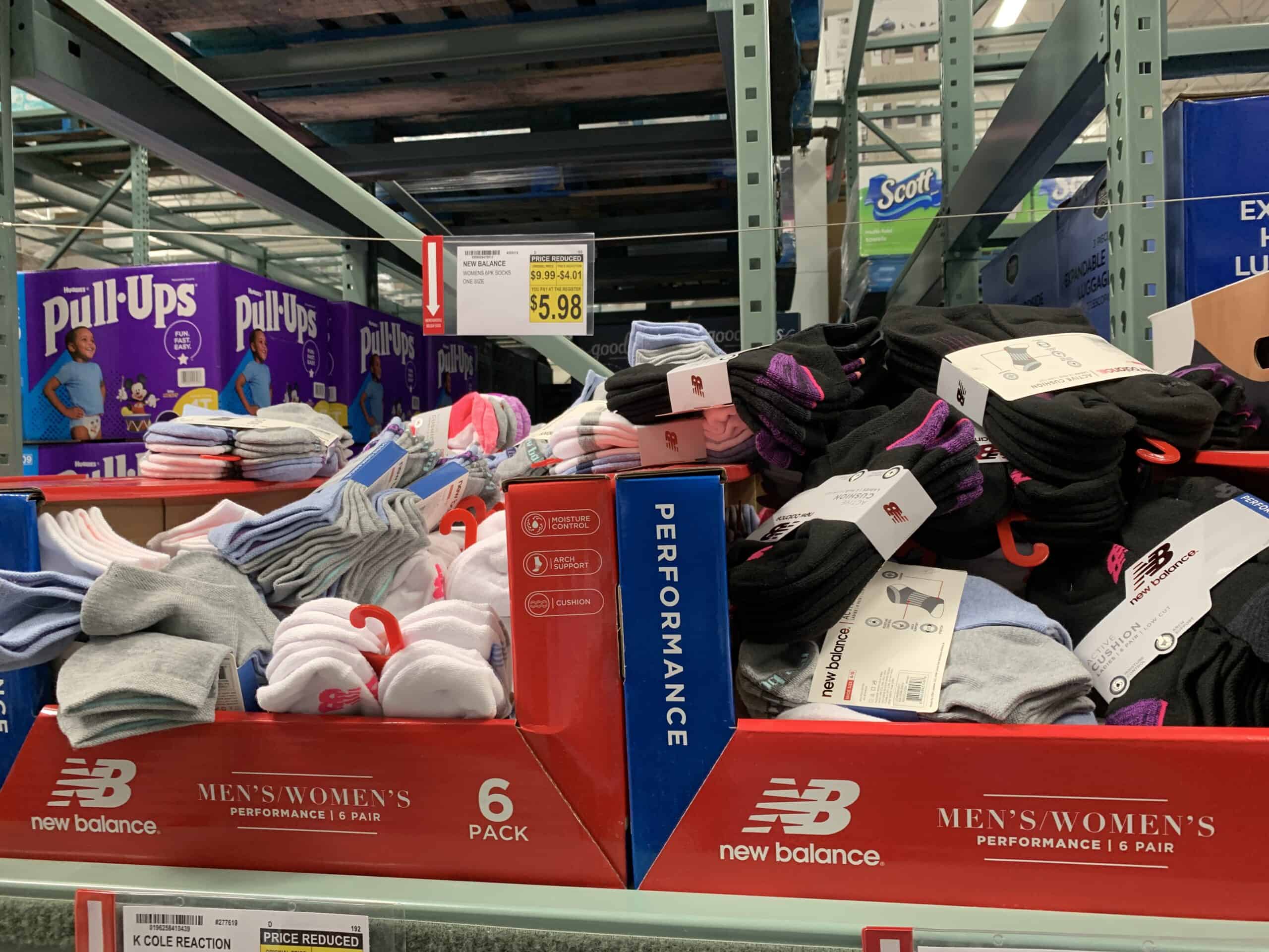 new balance socks at bjs