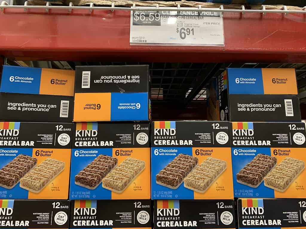 kind bars at sams on clearance