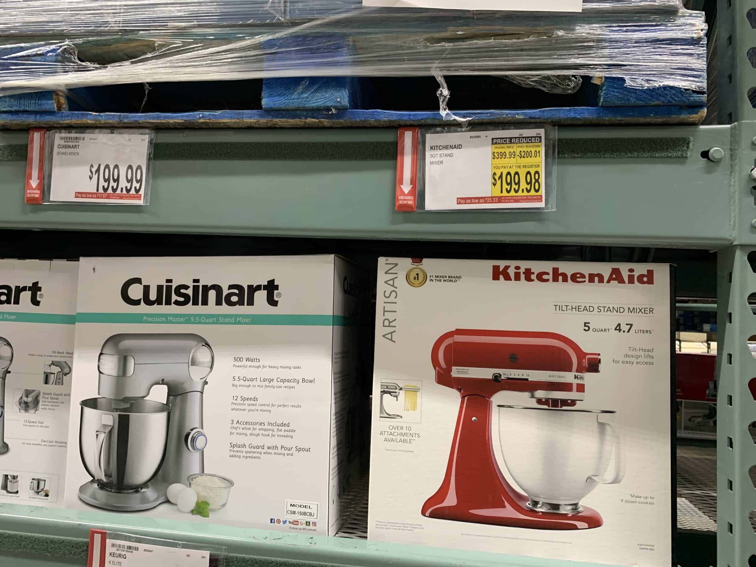 kitchenaid mixer on clearance at BJs