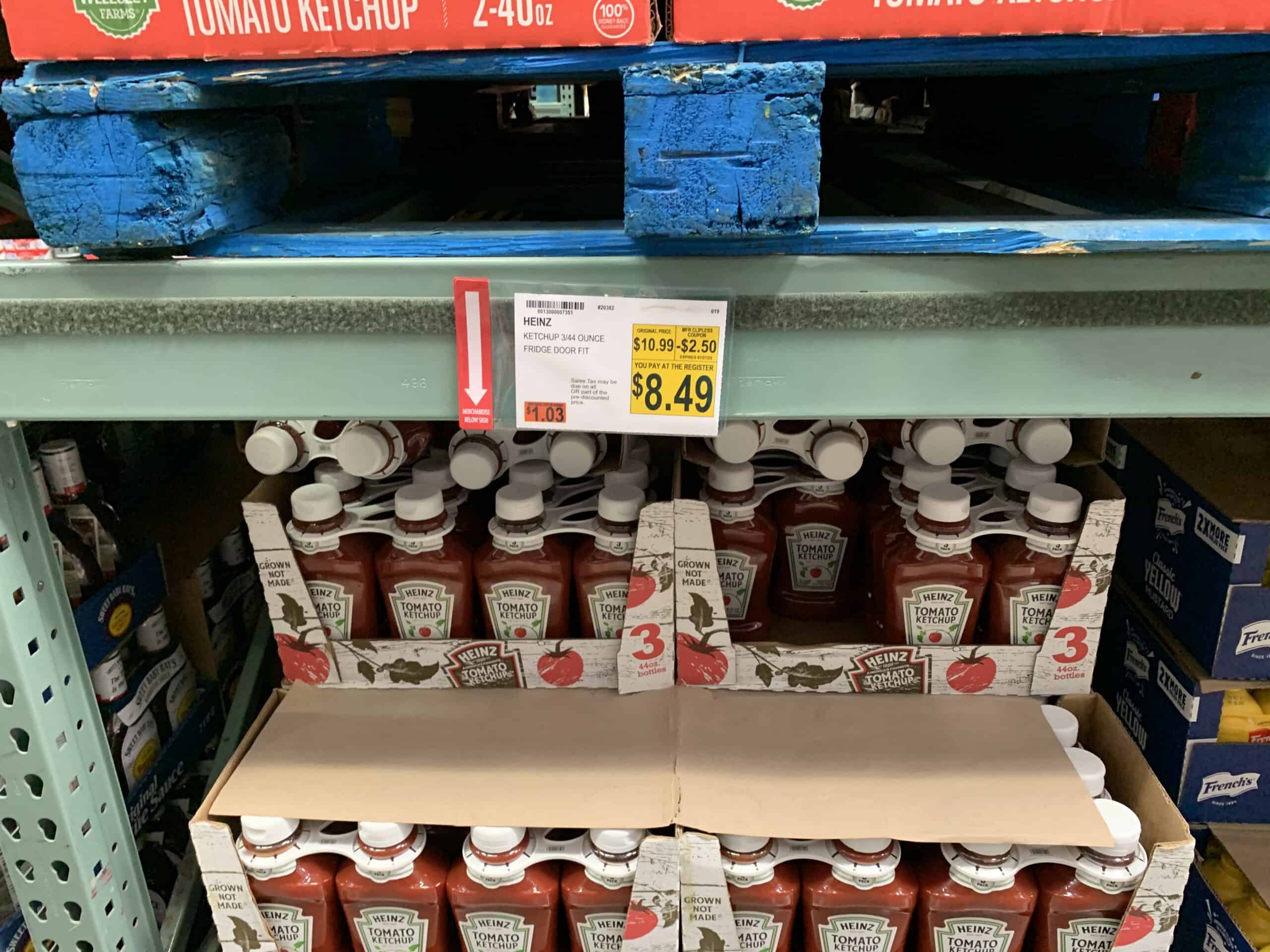 heinz bottle ketchup