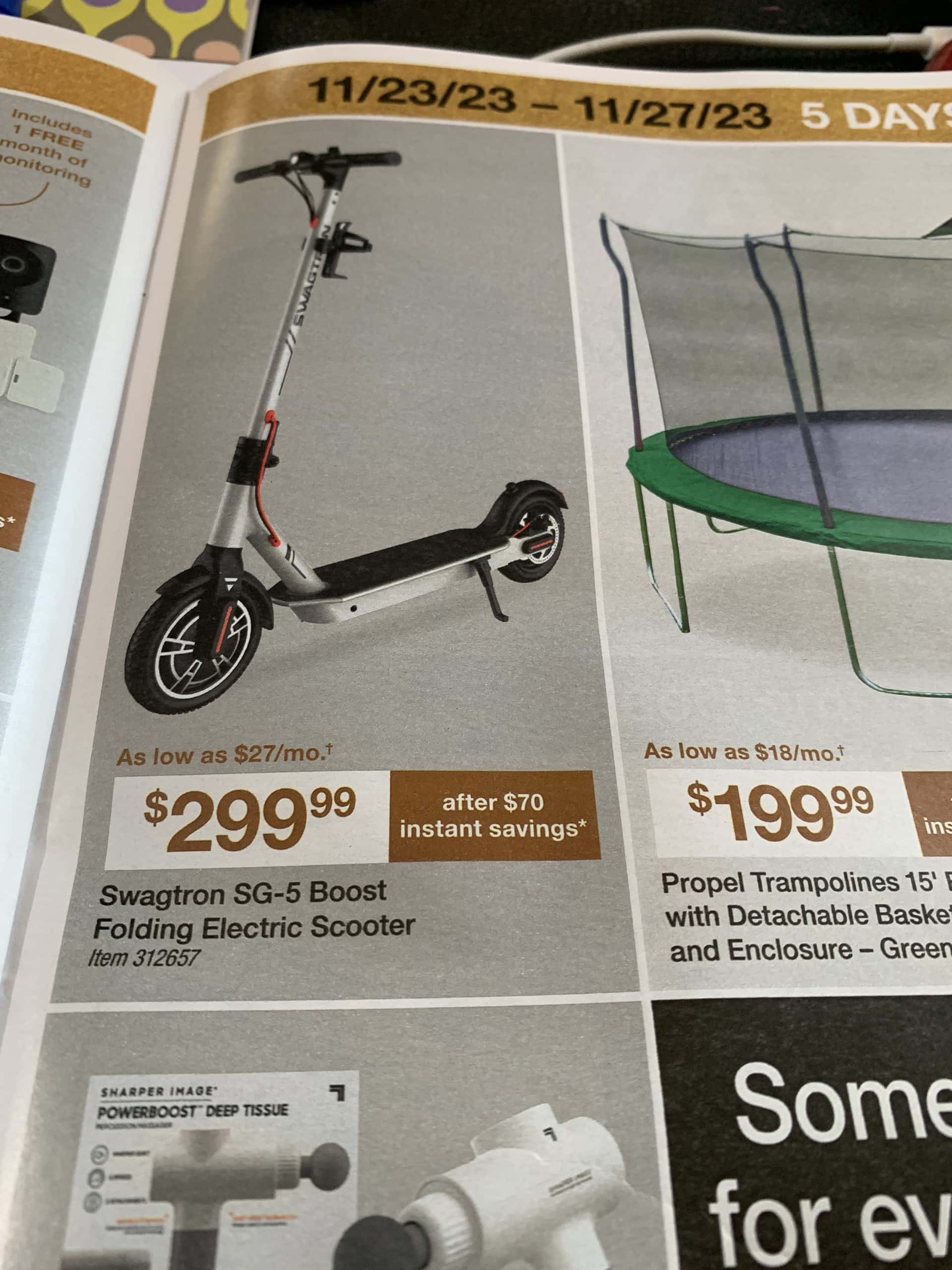 swagtron electric scoot