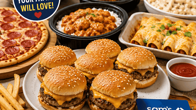 Delicious Sam's Club foods perfect for takeout and saving money.