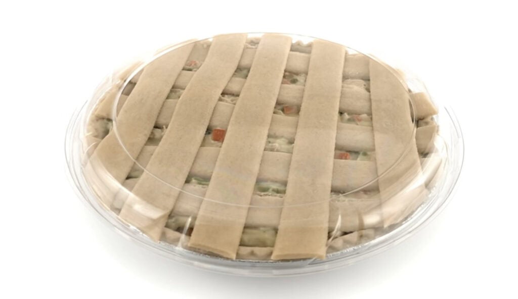 Unbaked pie crust ready for baking at MyBJsWholesale store.